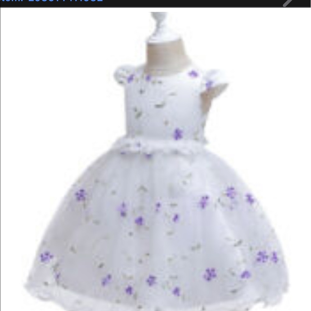 NWT Beautiful Girls Party Dress - Picture 2 of 9